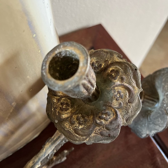 Three candelabra metal arms - Picture 9 of 11